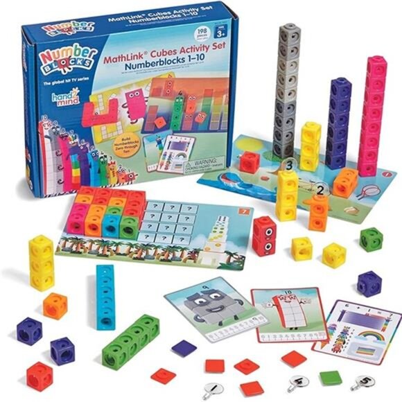 MathLink Cubes Numberblocks 1-10 Activity Set, 30 Preschool Learning Activities - Picture 2 of 6